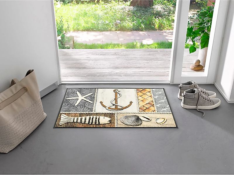 wash+dry by Kleen-Tex Fußmatte rechteckig 7 mm Höhe günstig online kaufen