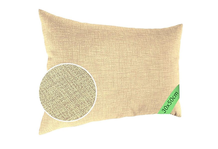 ANRO Dekokissen MrJack Kissenbezug Leinenoptik Deko Kissen Uni, Kissenbezug günstig online kaufen