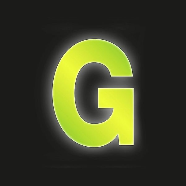 Conacord Klebebuchstabe G Reflektierend 8 cm Gelb günstig online kaufen