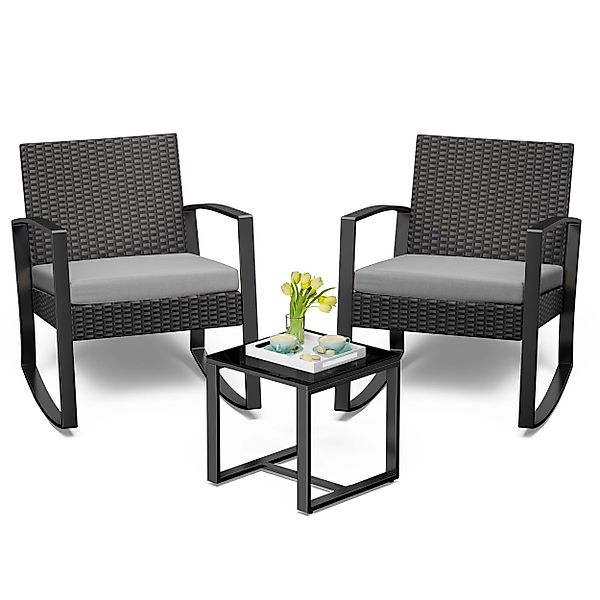 Bealife Balkonset Gartenlounge-Set, (3-tlg), 1 Tisch günstig online kaufen