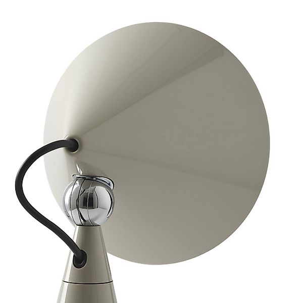 Tom Dixon LED-Akku-Tischlampe Pose, hellgrau, Höhe 25 cm günstig online kaufen