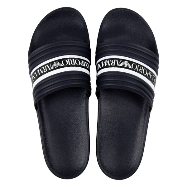 Emporio Armani Badeschuh Badepantolette mit Logoband günstig online kaufen