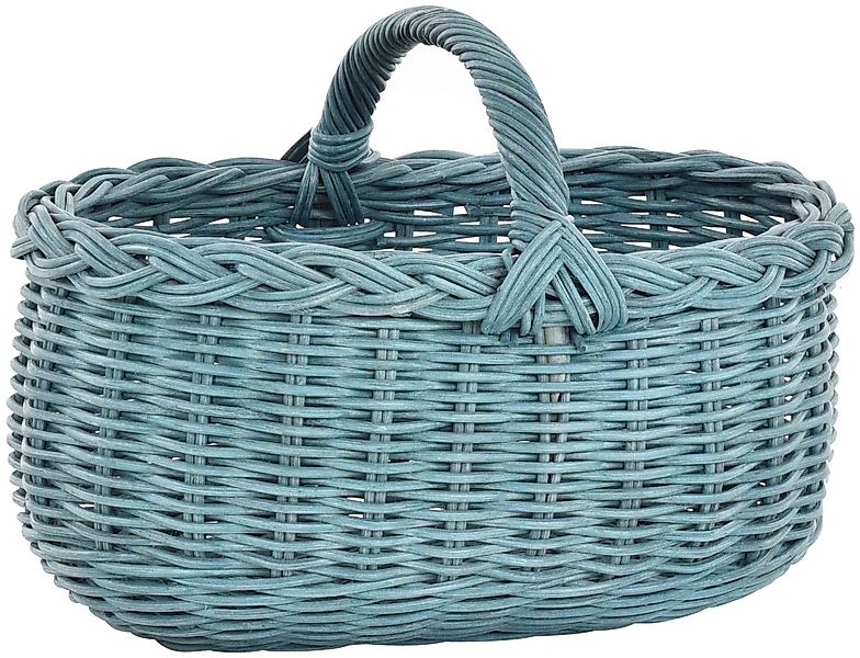 Krines Home Flechtkorb Autokorb Einkaufskorb Natur günstig online kaufen