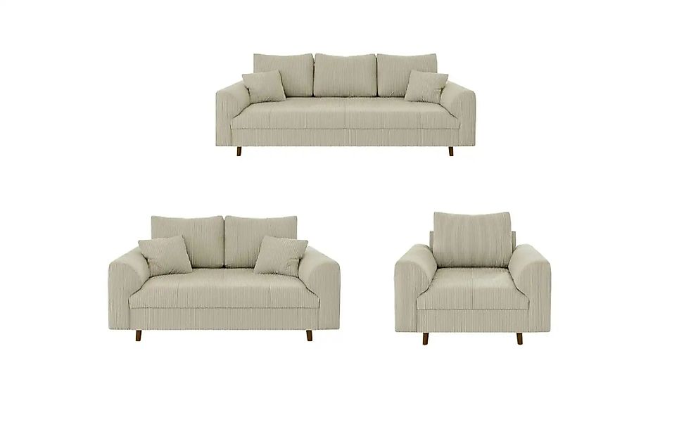 S-STYLE Polstergarnitur 3+2+1  Maya ¦ beige ¦ Maße (cm): B: 210 H: 81 Polst günstig online kaufen