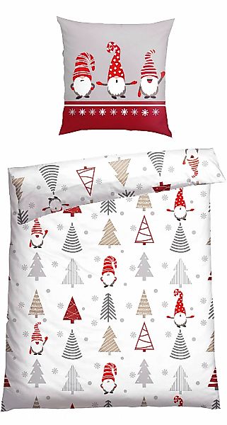 Schiesser Wendebettwäsche "Maren aus weicher Baumwolle mit niedlichen Wicht günstig online kaufen