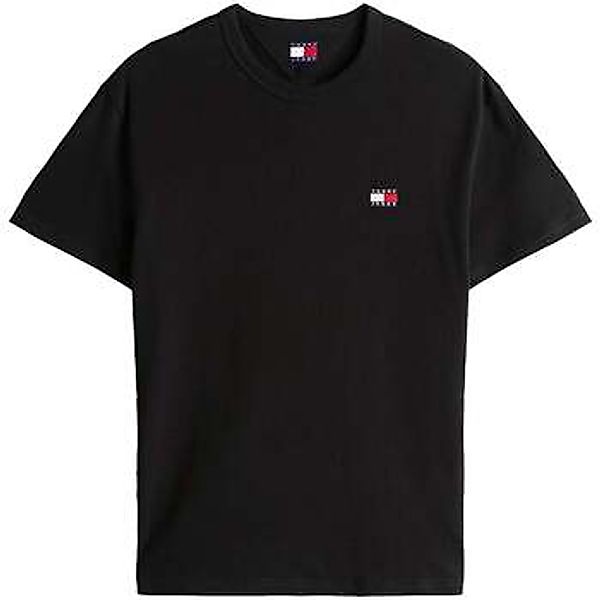 Tommy Jeans  T-Shirts & Poloshirts Reg Logo Badge T-Shirt Black günstig online kaufen