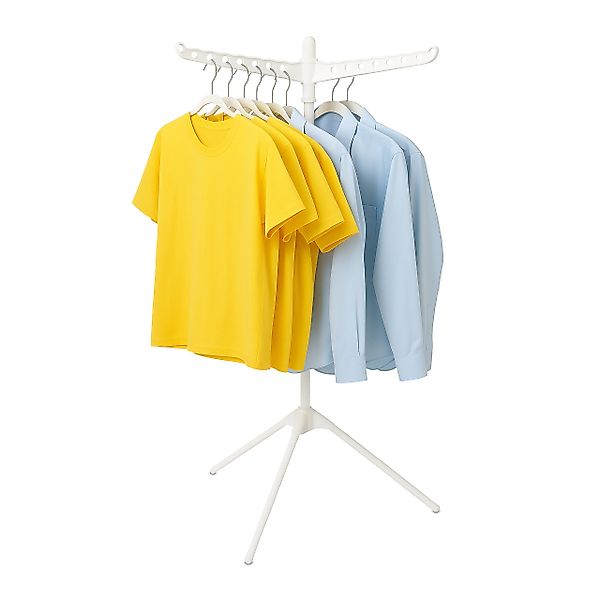 relaxdays Wäschespinne Bügelwäscheständer für 27 Kleiderbügel, günstig online kaufen