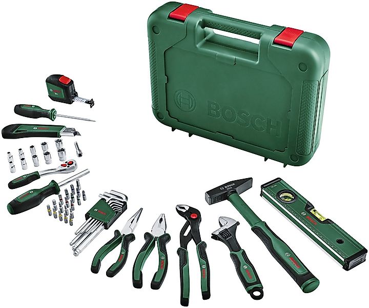 Bosch Home & Garden Werkzeugset Advanced Werkzeugkoffer, 52-teilig günstig online kaufen