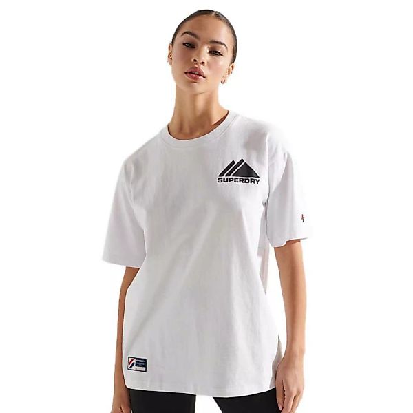 Superdry Mountain Sport Mono Mini Kurzarm T-shirt L Optic günstig online kaufen