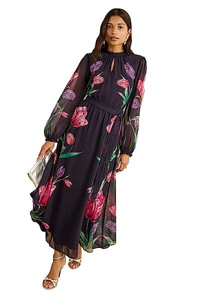 Love & Roses Midikleid Love & Roses Midikleid mit Rüschen, Regular (1-tlg) günstig online kaufen