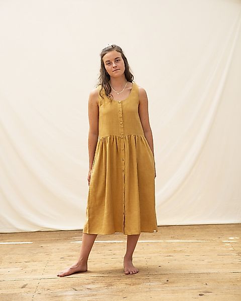 Leinen Kleid Für Frauen / Marla Dress Women günstig online kaufen