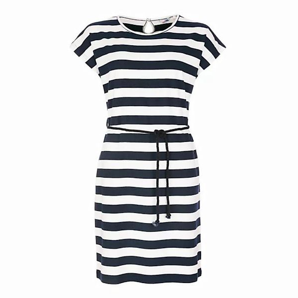 modAS Shirtkleid Damen Kurzarm-Kleid mit Blockstreifen - Streifenkleid mit günstig online kaufen