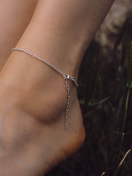 modabilé Fußkette Fußkettchen Ankerkette Rund, 23cm günstig online kaufen