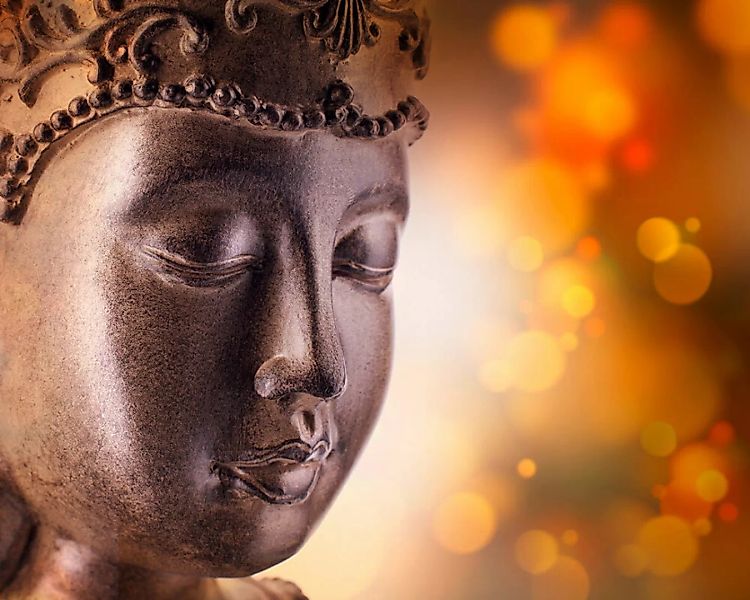 Fototapete "BuddhaDetail" 4,00x2,50 m / Glattvlies Perlmutt günstig online kaufen