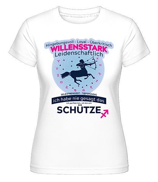 Sternzeichen Schütze · Shirtinator Frauen T-Shirt günstig online kaufen