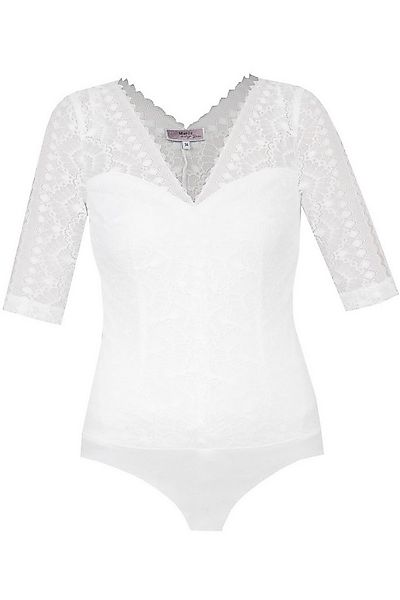 MarJo Dirndlbluse Dirndlbody 'Forsten' Halbarm, Offwhite günstig online kaufen