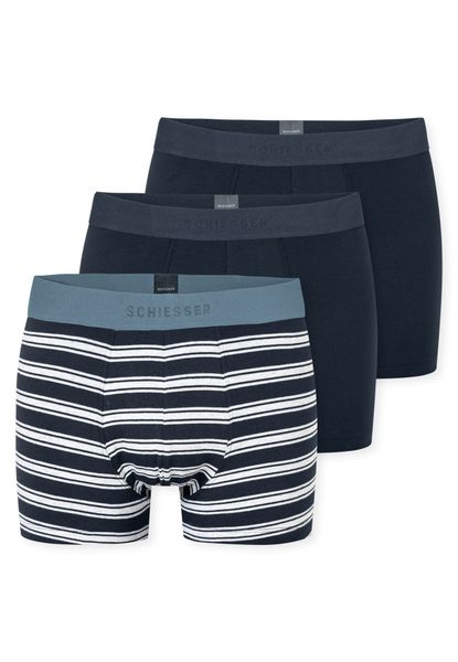 Schiesser Boxershorts "95/5 Multipacks" 3er Pack, mit farblich abgesetztem, günstig online kaufen
