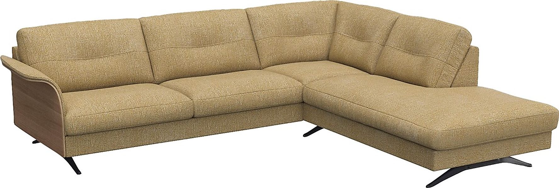 FLEXLUX Ecksofa »Glow, super bequem durch hochwertigem Sitzaufbau mit Feder günstig online kaufen