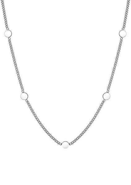 Hey Happiness Charm-Kette Kreis Plättchen hängend klein, 18K Roségold vergo günstig online kaufen