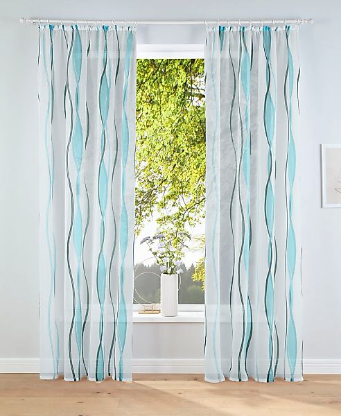 my home Gardine "Dimona" Kräuselband 2 Stk. tlg. 2er-Set, Bestseller, Polye günstig online kaufen