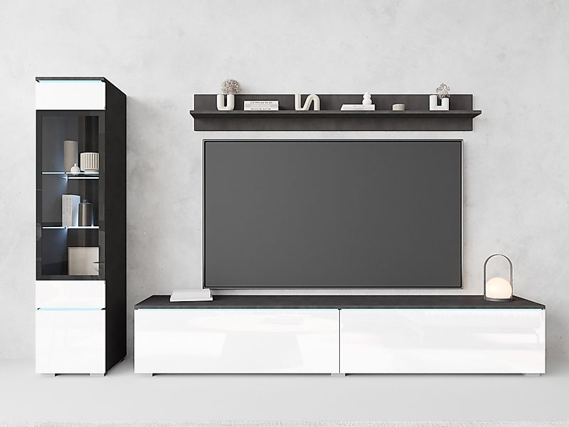 INOSIGN Wohnwand VERA I, Vitrinen Türanschlag günstig online kaufen