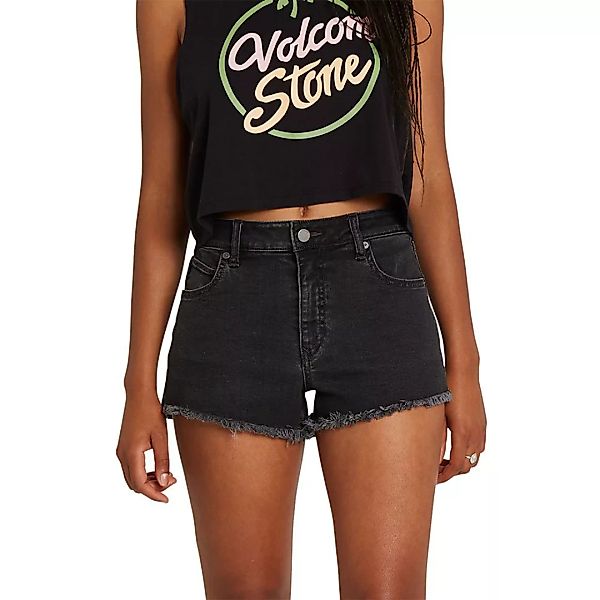 Volcom Stoney Stretch Jeans-shorts 24 Asphalt Black günstig online kaufen