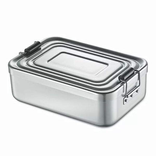 Neuetischkultur Lunchbox Aluminium Klein silber günstig online kaufen