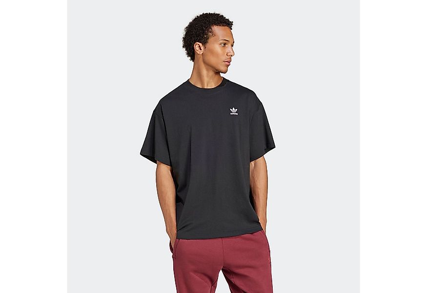 adidas Originals T-Shirt ESS OS TEE lockere Silhouette, mit geripptem Rundh günstig online kaufen