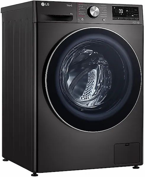 LG Waschvollautomat F4WV708P2BA schwarz B/H/T: ca. 60x85x57 cm ca. 8 kg günstig online kaufen