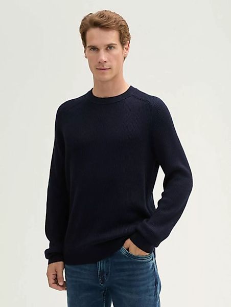 TOM TAILOR Strickpullover Comfort Wool - Pullover mit Struktur günstig online kaufen