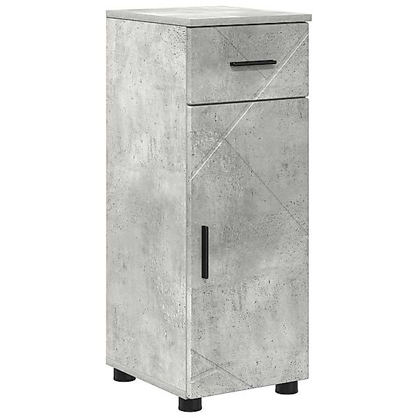 vidaXL Badezimmerspiegelschrank Badezimmer Schrank Betongrau 30 günstig online kaufen