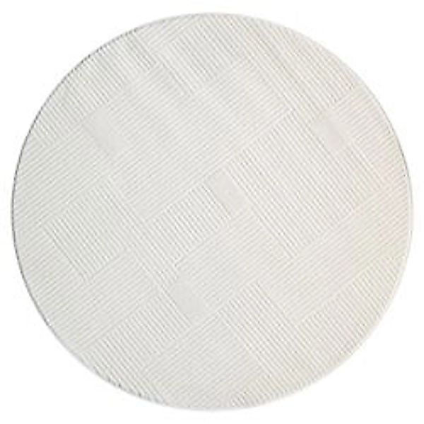 payé Teppich Esso 17 Hochflor Rund 200x200 cm Cream günstig online kaufen