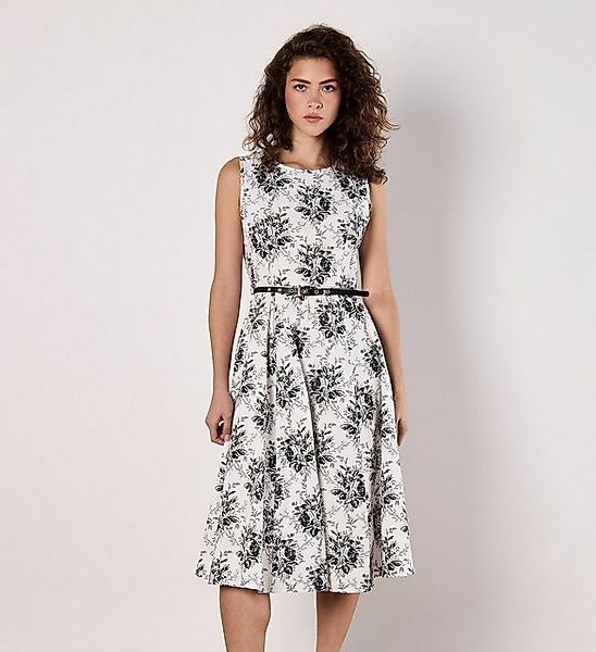 Apricot Midikleid, (abnehmer Gürtel) günstig online kaufen