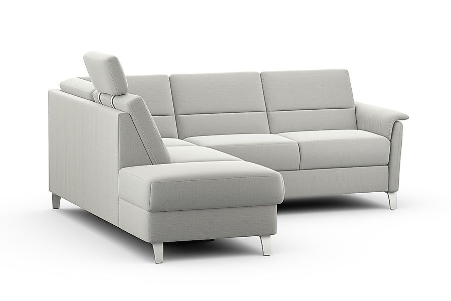 sit&more Ecksofa »Palmera L-Form«, Federkern, wahlweise mit Bettfunktion un günstig online kaufen