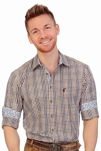 orbis Trachtenhemd Trachtenhemd - OTIS - hellbraun günstig online kaufen