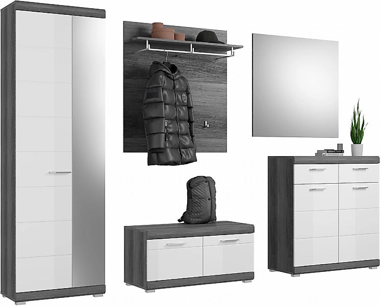 INOSIGN Garderoben-Set "SIENA, Breite 272 cm, 5-teiliges Set, individuell s günstig online kaufen