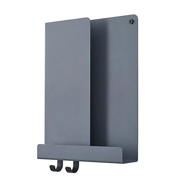 Folded Wandregal mini Blue grey günstig online kaufen