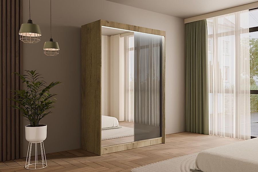 ALTDECOR Schiebetürenschrank VESLI (Kleiderschrank Garderobenschrank mit günstig online kaufen