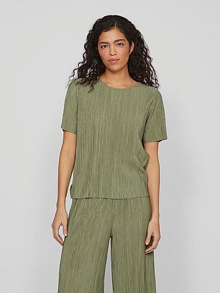 Vila T-Shirt VILA Satin Blusen Halbarm Basic VIPLISA VIPLISA O-NECK S/S TOP günstig online kaufen