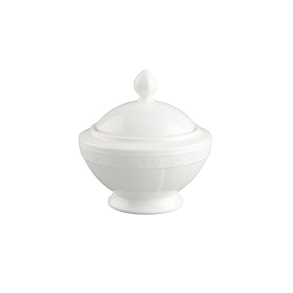 Villeroy & Boch Zuckerstreuer "Zuckerdose White Pearl ø 11,7 cm weiß" günstig online kaufen