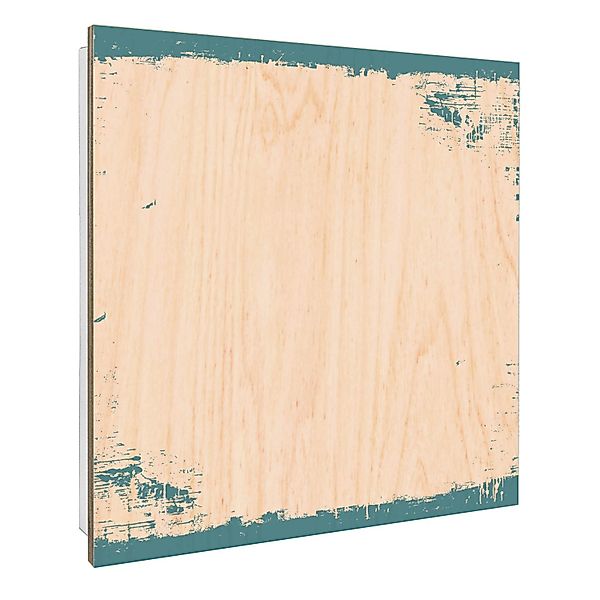 Banjado Großer Schlüsselbox Holz 30x30cm Weiß Scharnier Rechts 50 Haken Sch günstig online kaufen