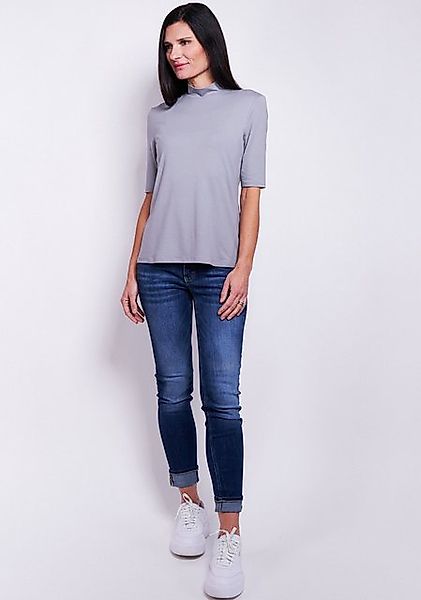 Seidel Moden Stehkragenshirt im hüftlangen Schnitt, günstig online kaufen