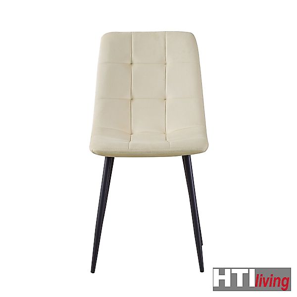 HTI-Living Esszimmerstuhl Stuhl Mesa Velvet Creme günstig online kaufen