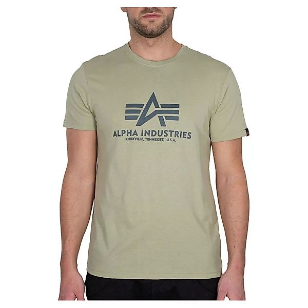 Alpha Industries Basic Kurzärmeliges T-shirt 5XL Light Olive günstig online kaufen