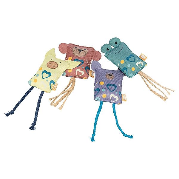 TRIXIE Tierkuscheltier Katzenspielzeug Spielkissen aus Stoff günstig online kaufen