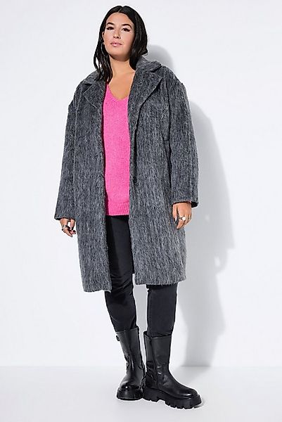 Studio Untold Wintermantel Mantel oversized Flausch Reverskragen günstig online kaufen