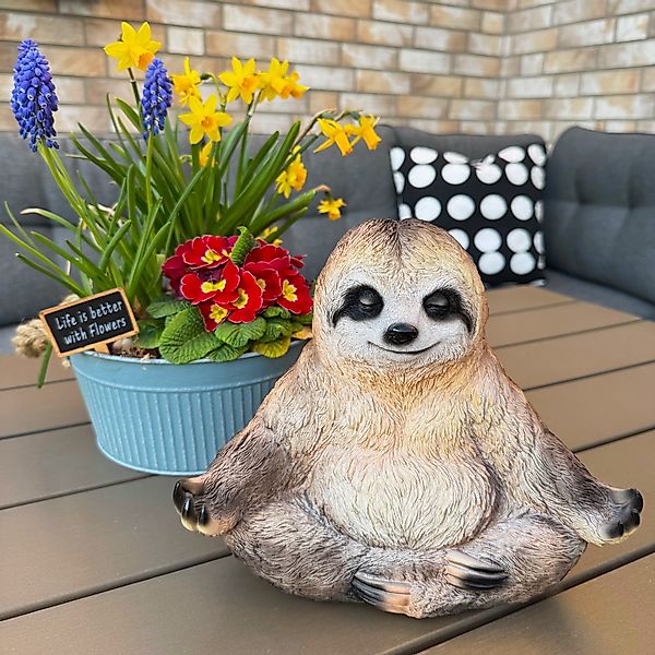 Online-Fuchs Dekofigur YOGA Faultier in Meditation günstig online kaufen