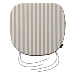 Stuhlkissen Marcus mit Bindeschnur, hellbraun-ecru , 40 x 37 x 2,5 cm, Quad günstig online kaufen
