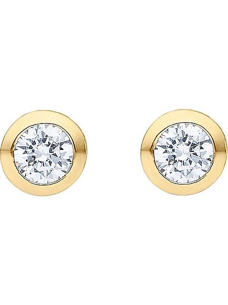 JETTE Paar Ohrstecker JETTE Damen-Ohrstecker 925er Silber 2 Zirkonia, SOLIT günstig online kaufen