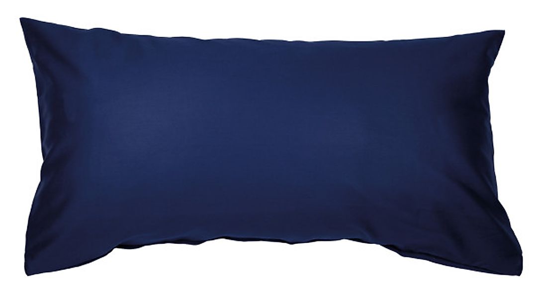 Janine Janine Mako-Satin Bettwäsche Colors 31001 marine Größe:  60x40 cm günstig online kaufen